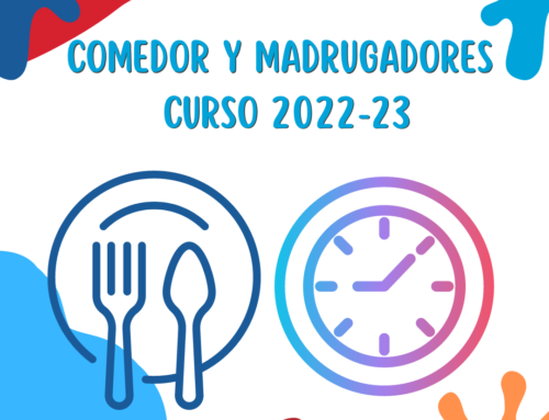 COMEDOR Y MADRUGADORES Curso 22-23